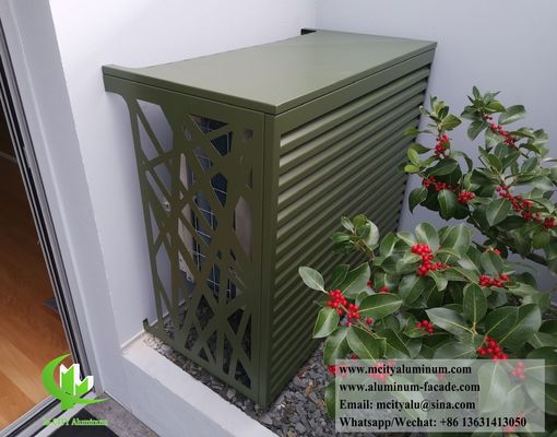 Good price Aluminum Air Conditioner Cover Aluminum Screen For Heat Pump online