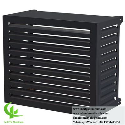 Good price Powder Coated Aluminum AC Cover with Custom Size and Perforated Design for Heat Pump Protection online