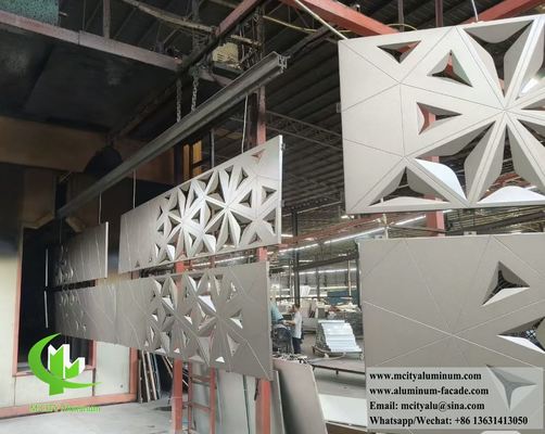 Good price 5052 Aluminum Alloy Perforated Aluminum Cladding with PVDF Coating and 35-45% Open Area Ratio online