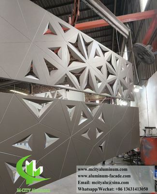 Good price Exterior Aluminum Sheet Decorative Metal Screen Withlaser Cut Pattern 3D Shape online