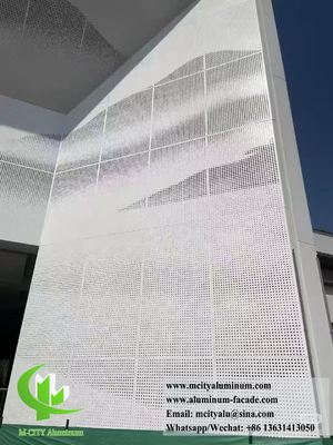 Good price Custom Design Perforated Aluminum Facade Panel with 0.5mm-12mm Thickness and Burr-Free Edges online