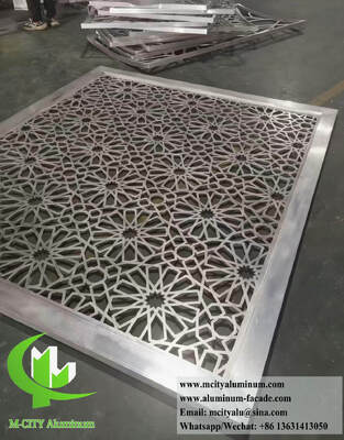 Good price Powder Coated Laser Cut Aluminum Panel with Customized Size and Aluminum 3003 for Fence Wall Decoration online