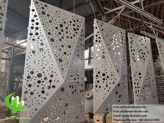 Good price 3D Perforated Aluminum Facade Panels | Parametric Architectural Cladding online