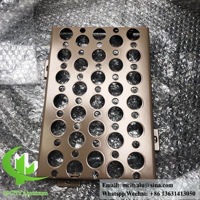Good price Powder Coated Perforated Aluminum Facade Panel with 3mm Thickness and Customizable RAL Colors for Wall Cladding online