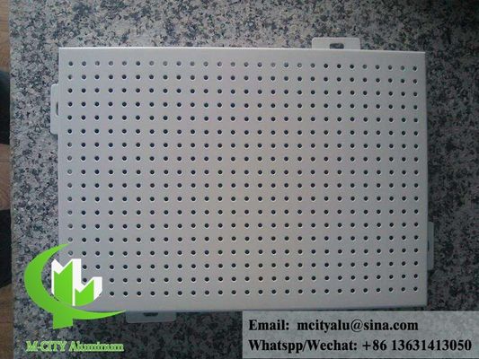 Good price Powder Coated Aluminum Perforated Panel 1000x2000mm for Customizable Facade Cladding online