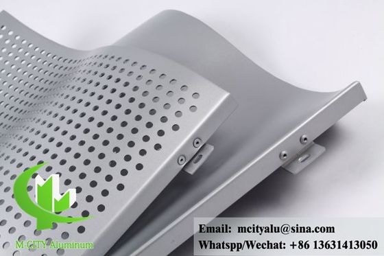 Good price Powder Coated Perforated Aluminum Wall Cladding with Laser Cut Design and Customizable RAL Colors for Facade and Ceiling online