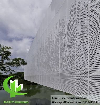 Good price Powder Coated and PVDF Paint Perforated Aluminum Panel with Customizable Patterns for Facade Cladding online