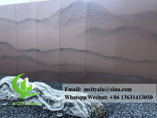 Good price Customized Design Powder Coated Perforated Aluminum Panel for Facade Cladding 1000x2000mm online