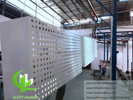 Good price Custom RAL Colors CNC Cutting Perforated Aluminum Panel with PVDF Paint for Facade Cladding online