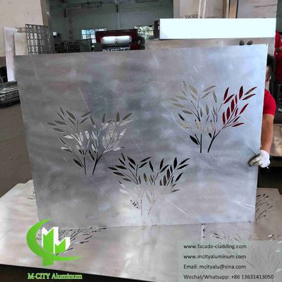 Good price Customized Tree Design Aluminum Facade Panel with Powder Coated Surface and 1000x1500mm Size for Hotel Facade online