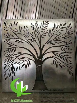 Good price Customized Tree Design Aluminum Facade Panel Powder Coated 1000x1500mm for Hotel Wall Cladding online