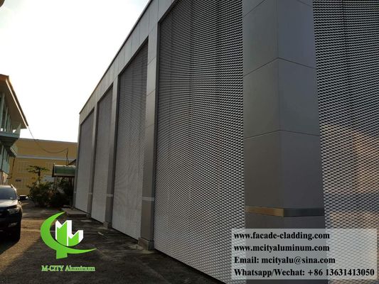 Good price Powder Coated Expanded Aluminum Mesh Screen with Custom RAL Colors in 1000x2000mm Size for Facade Cladding online