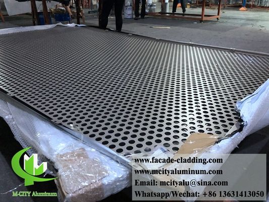 Good price Perforated Aluminum Panel and Facade Cladding in 3003 Alloy with Powder Coated Finish and Customizable Patterns online