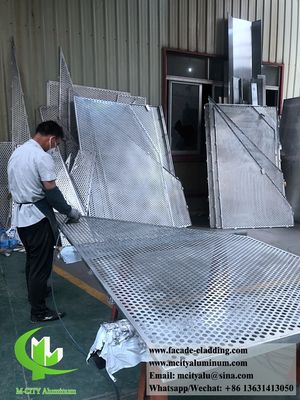 Good price Solid Aluminum Panels Perforating Screen Metal Sheet online