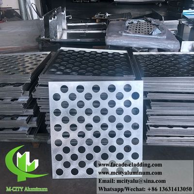 Good price Powder Coated Perforated Aluminum Facade Panel with Customizable Patterns and 3mm Thickness for Wall Cladding online