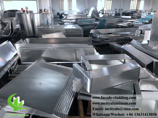 Good price Powder Coated Solid Aluminum Cladding Panel 1200x2400mm with Perforated Design for Facade Systems online