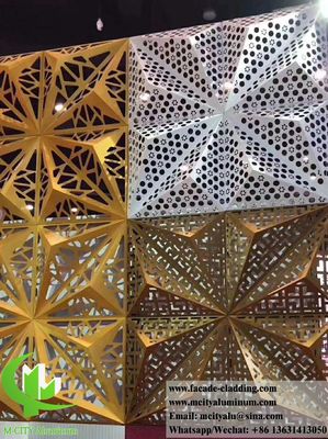 Good price Customized 3D aluminum facade panel with powder coated RAL color options and CNC cutting for building exteriors online