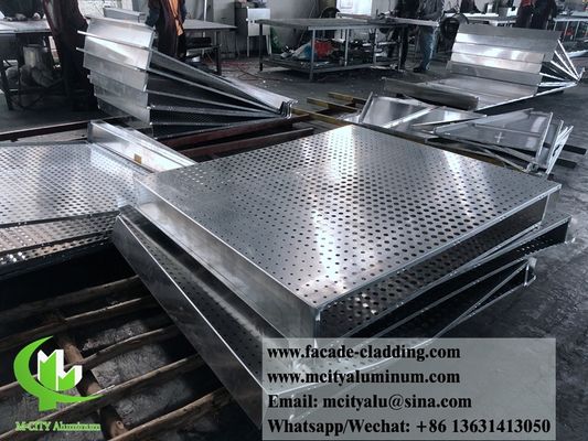 Good price 3003 Material Aluminum Facade Cladding Powder Coated 1200x2000mm Aluminum Wall Cladding online