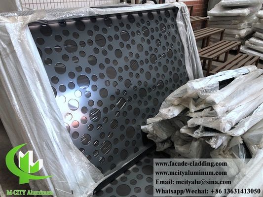 Good price 3mm Powder Coated Perforated Aluminum Panel with Custom RAL Colors for Facade Cladding online