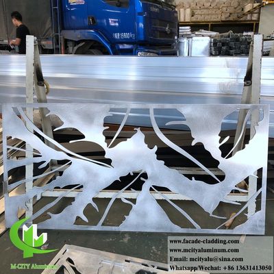 Good price 8mm laser cut screen Metal sheet aluminium panel facade cladding for facade exterior cladding online