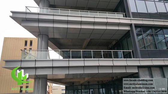 Good price 3mm Powder Coated Aluminum Facade Panel with Custom RAL Colors for Building Cladding online