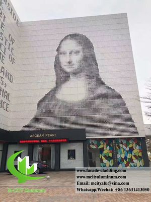 Good price Peforated cladding aluminium facade panel metal sheet powder coated online