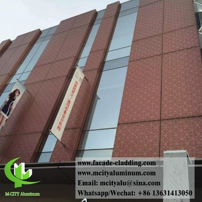 Good price Powder Coated Perforated Aluminum Facade Panel with Custom RAL Colors and CNC Laser Cutting online