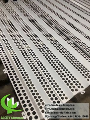 Good price Anti-rust Powder Coated Perforated Aluminum Facade Panel with Customizable RAL Colors online