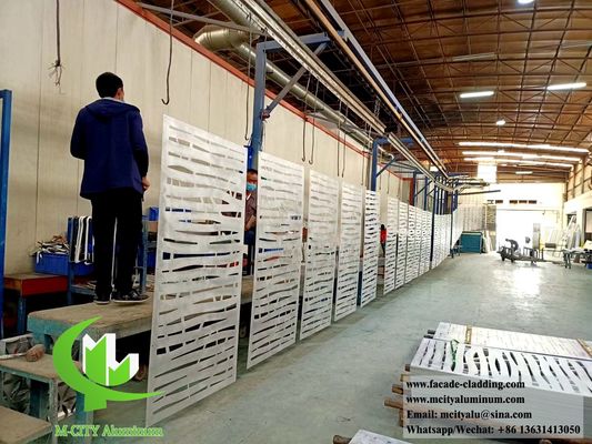 Good price Laser cut Metal screen for garden metal sheet aluminum wall cladding powder coated online