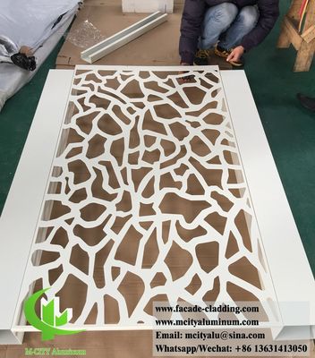 Good price Powder Coated Perforated Aluminum Panel with Custom RAL Colors and CNC Laser Cut Design for Facade Cladding online