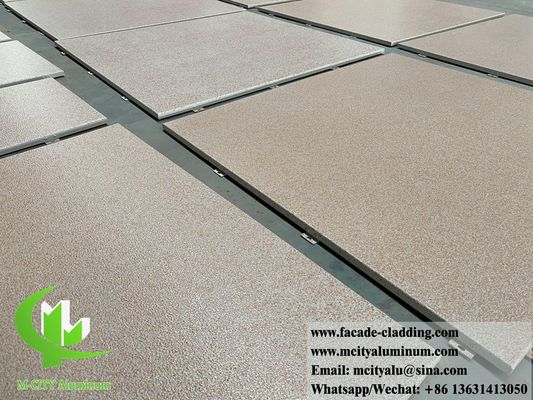 Good price Stone Color 3mm Thickness Powder Coated Aluminum Cladding Panel for Durable Facade and Exterior Wall online