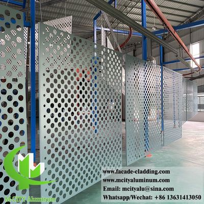 Good price Customized Size Powder Coated CNC Laser Cutting Aluminum Cladding Panel for Decorative Perforated Aluminum Facade online