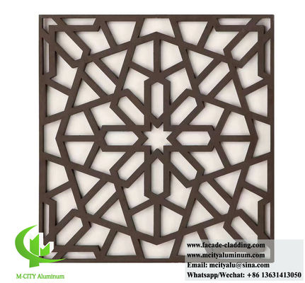 Good price Customizable Designs Powder Coated Aluminum Screen Metal Screen Laser Cut Panel 1000x2000mm online