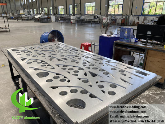 Good price Powder Coated Perforated Aluminum Facade with Custom CNC Cutting and Any RAL Color for Decorative Screen online