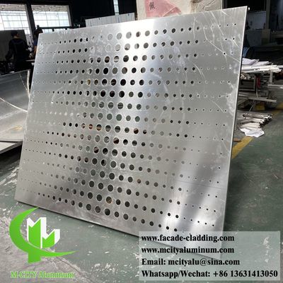 Good price Customized CNC Cutting Perforated Aluminum Facade Panel with Powder Coated Surface and 3mm Thickness online