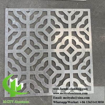 Good price 3mm Thickness Powder Coated Aluminum Decorative Panel with Customizable Laser Cut Metal Screen Design online