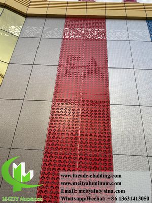 Good price Perforated aluminium wall facade metal PVDF cladding panels for building online