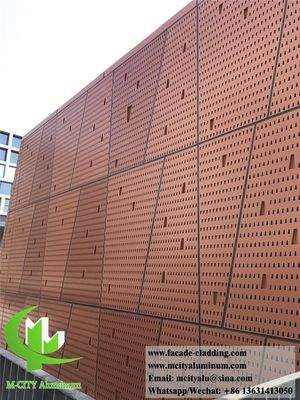 Good price Solid Aluminum Cladding Metal Screen PVDF Coating PPG Durable Color 3mm Thickness Outdoor Decoration online