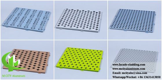 Good price Perforated Aluminum Panel with PVDF Coating and 15 Years Warranty for Customizable Facade Cladding online