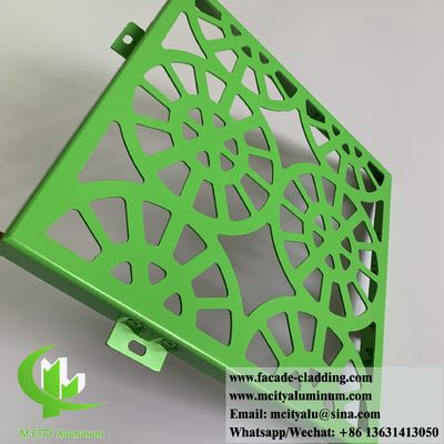 Good price Laser Cut Metal Screen Aluminum Panels For Building Wall Cladding Facade Powder Coated online
