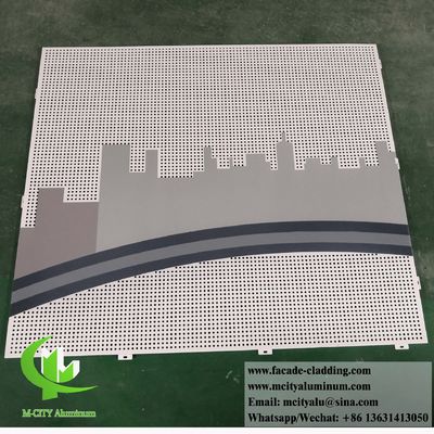 Good price Aluminum Sheet Metal Cladding Panels Facades System Fireproof Anti Rust Outdoor Decoration online