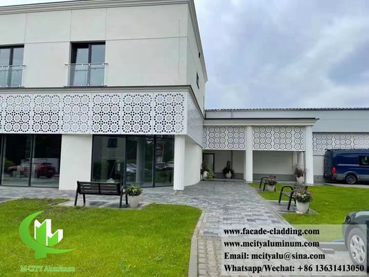 Good price Powder Coated Laser Cut Aluminum Panel with Customizable RAL Colors and 3mm Thickness for Facade Cladding online