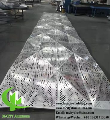 Good price 3D Aluminum Cladding with Powder Coated Finish and Customizable Patterns in 3mm Thickness for Exterior Walls online