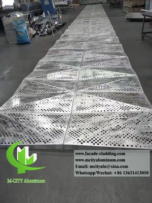 Good price 3D Aluminum Cladding Panel with Powder Coated Finish, Customizable Patterns, and 1600x4000mm Max Size for Facade Decoration online