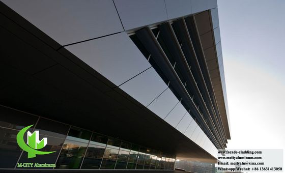 Good price 3mm Thickness PVDF Coated Aluminum Cladding Panel with Customizable Design for Metal Facade online