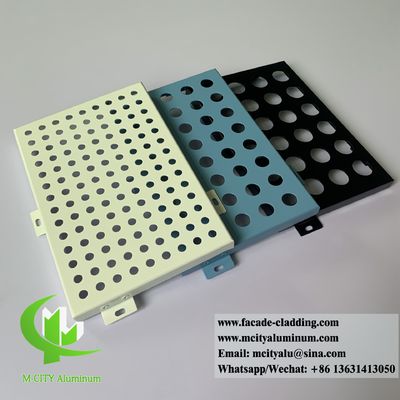 Good price Customized Size Powder Coated Laser Cut Perforated Aluminum Panel for Facade Cladding online