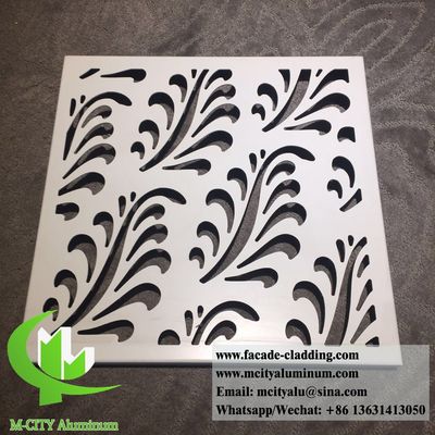 Good price Customizable RAL Colors Laser Cut Aluminum Panel with 3mm to 10mm Thickness and Powder Coated Surface for Decorative Metal Screen and Facade Cladding online