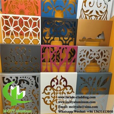 Good price Architectural Metal Wall Panels Laser Cut Patterns For Building Cladding Decoration online