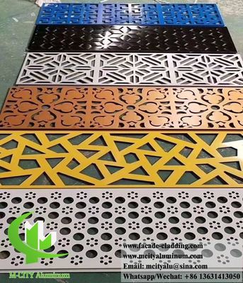 Good price Decorative Metal Screen Laser Cut Aluminium Sheet Architectural Metal Building Materials online