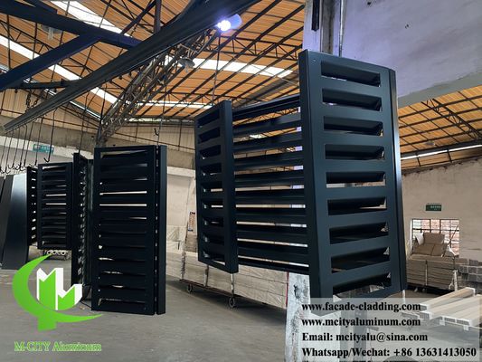 Good price Powder Coated Perforated Aluminum AC Cover Customizable Size for Air Conditioner Protection online